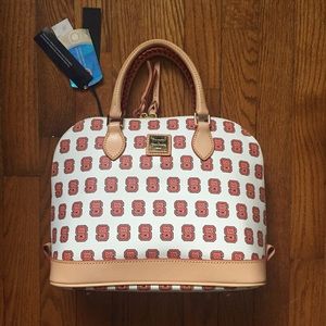 Authentic Dooney & Bourke NC State Zip Zip Satchel